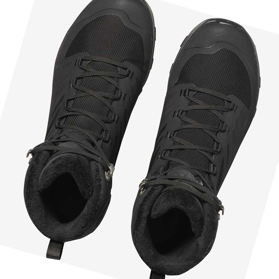 Botas de Invierno Salomon OUTBLAST THINSULATE™ CLIMASALOMON™ WATERPROOF Hombre Negros | MX 3384EBC